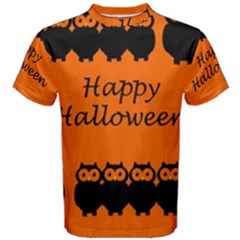 Happy Halloween - Owls Men s Cotton Tee