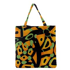 Abstract Animal Print Grocery Tote Bag