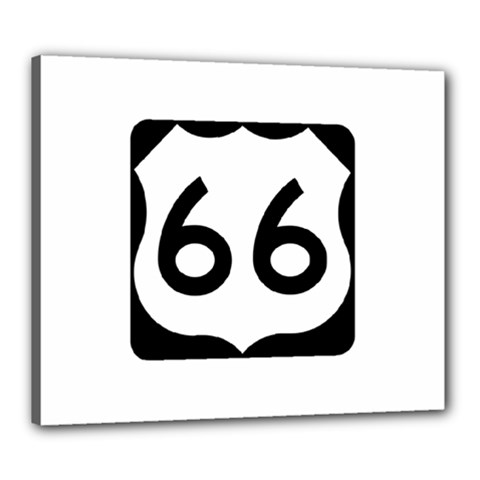 U S  Route 66 Canvas 24  X 20  by abbeyz71