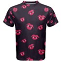 Pattern Of Vampire Mouths And Fangs Men s Cotton Tee View1