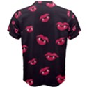 Pattern Of Vampire Mouths And Fangs Men s Cotton Tee View2