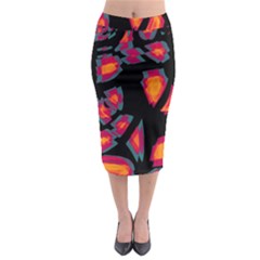 Hot, Hot, Hot Midi Pencil Skirt by Valentinaart