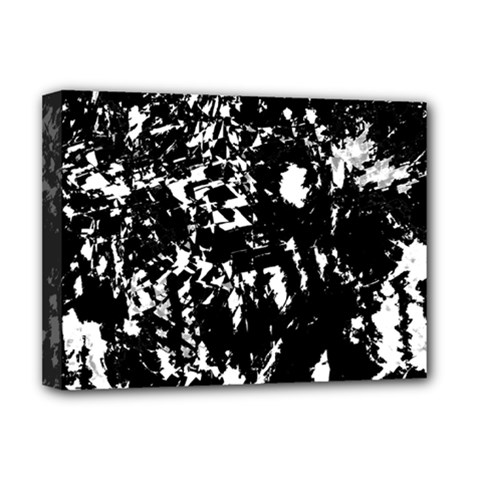 Black And White Miracle Deluxe Canvas 16  X 12   by Valentinaart