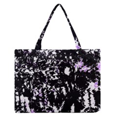 Little Bit Of Purple Medium Zipper Tote Bag by Valentinaart