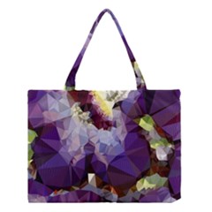Purple Abstract Geometric Dream Medium Tote Bag