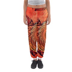 Nautilus Shell Abstract Fractal Women s Jogger Sweatpants