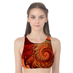 Nautilus Shell Abstract Fractal Tank Bikini Top by designworld65