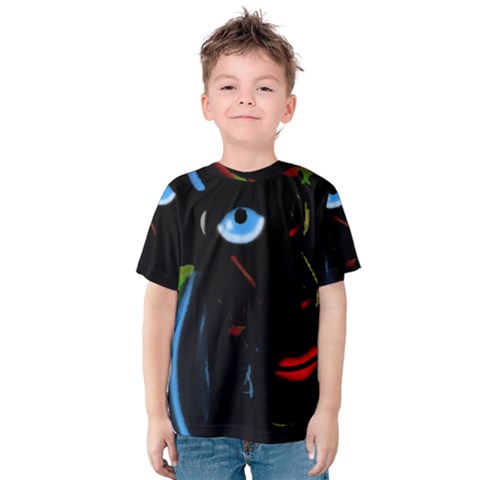 Black Magic Woman Kids  Cotton Tee by Valentinaart