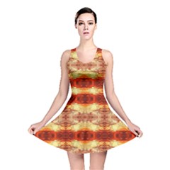 Fabric Design Pattern Color Reversible Skater Dress