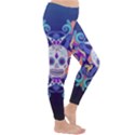 Día De Los Muertos Skull Ornaments Multicolored Winter Leggings  View3