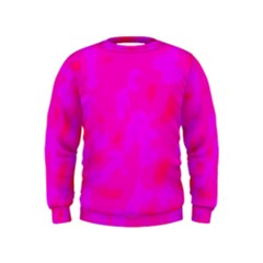 Simple Pink Kids  Sweatshirt by Valentinaart