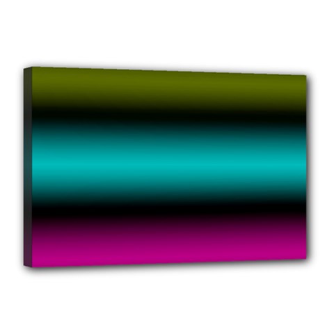 Dark Green Mint Blue Lilac Soft Gradient Canvas 18  X 12  by designworld65
