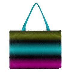 Dark Green Mint Blue Lilac Soft Gradient Medium Tote Bag by designworld65
