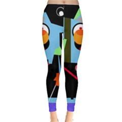 Abstract Composition  Leggings  by Valentinaart