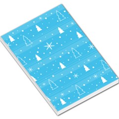 Blue Xmas Large Memo Pads by Valentinaart