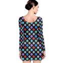 Death Star Polka Dots in Multicolour Long Sleeve Bodycon Dress View2