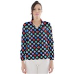 Death Star Polka Dots in Multicolour Wind Breaker (Women)