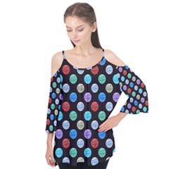 Death Star Polka Dots In Multicolour Flutter Tees