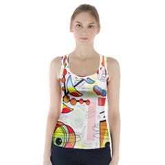 Happy Day Racer Back Sports Top