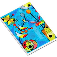 Happy Day - Blue Large Memo Pads