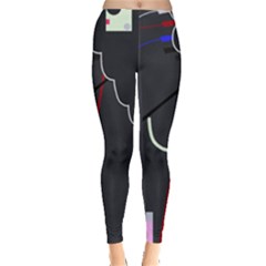 Plug In Leggings  by Valentinaart