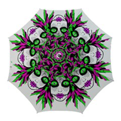 Spidie Lady Sugar Skull Golf Umbrellas by burpdesignsA