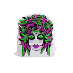 Spidie Lady Sugar Skull Drawstring Pouches (large)  by burpdesignsA