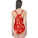 Red Xmas One Piece Swimsuit View2