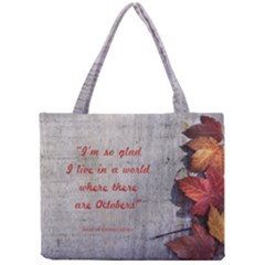 Fall Leaves Mini Tote Bag by PhotoThisxyz