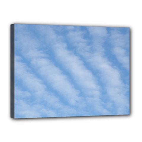 Wavy Clouds Canvas 16  X 12  by GiftsbyNature