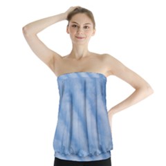 Wavy Clouds Strapless Top