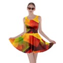 Indian Summer Cubes Skater Dress View1