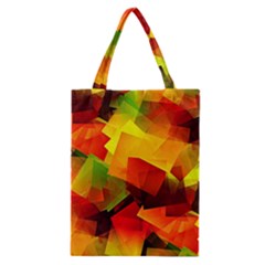 Indian Summer Cubes Classic Tote Bag by designworld65