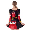 Who is a witch? - red Long Sleeve Velvet Skater Dress View2
