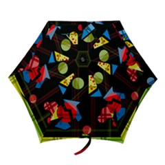 Playful Day Mini Folding Umbrellas by Valentinaart