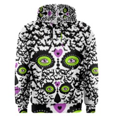 Bat Lady Sugar Skull Men s Pullover Hoodie by burpdesignsA