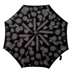 Come Down - Magenta Hook Handle Umbrellas (medium) by Valentinaart