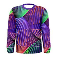 Colorful Rainbow Helix Men s Long Sleeve Tee by designworld65