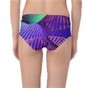 Colorful Rainbow Helix Mid-Waist Bikini Bottoms View2