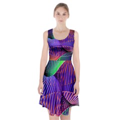 Colorful Rainbow Helix Racerback Midi Dress by designworld65