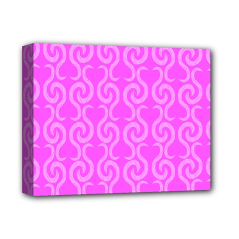 Pink Elegant Pattern Deluxe Canvas 14  X 11  by Valentinaart