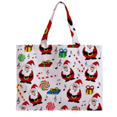 Xmas Song Zipper Mini Tote Bag by Valentinaart