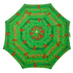 Xmas Magical Design Straight Umbrellas by Valentinaart