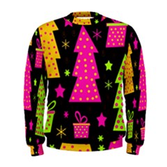 Colorful Xmas Men s Sweatshirt by Valentinaart