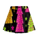 Colorful Xmas Mini Flare Skirt View1