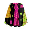 Colorful Xmas Mini Flare Skirt View2