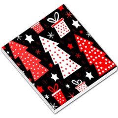 Red Playful Xmas Small Memo Pads by Valentinaart