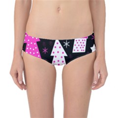 Pink Playful Xmas Classic Bikini Bottoms by Valentinaart