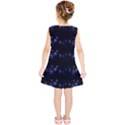 Xmas elegant blue snowflakes Kids  Tunic Dress View2