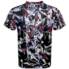 Decorative Abstract Floral Desing Men s Cotton Tee by Valentinaart
